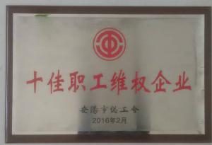 十佳職工維權企業(yè)
